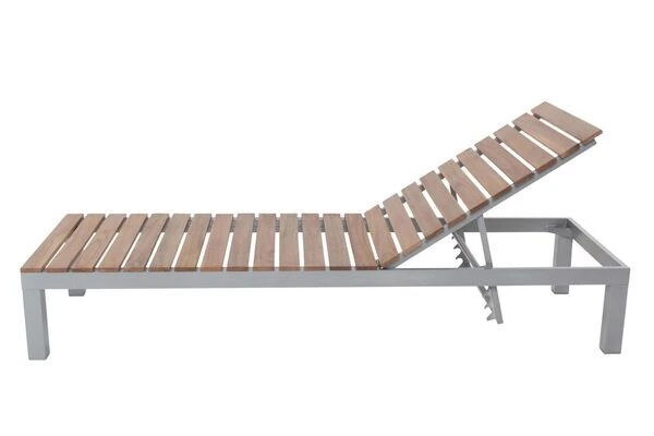 VILLANA Gartenliege, Alu / FSC-Akazienholz, 200 X 70 X 33 Cm, 4-Stufen Verstellbar 14 VILLANA Gartenliege, Alu / FSC-Akazienholz, 200 X 70 X 33 Cm, 4-Stufen Verstellbar - Image 13