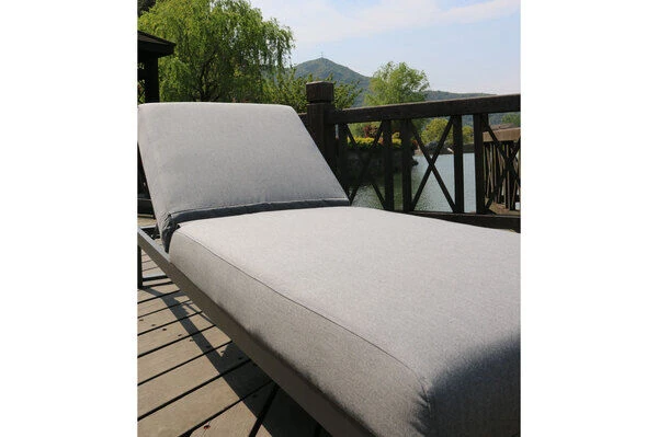 OUTFLEXX Allure Sonnenliege, Flanelle, Alu/Sunbrella, 211 X 74 X 44,5 Cm, Verstellbare Kopfstütze 12 OUTFLEXX Allure Sonnenliege, Flanelle, Alu/Sunbrella, 211 X 74 X 44,5 Cm, Verstellbare Kopfstütze - Image 10