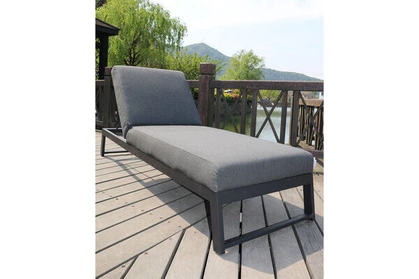 OUTFLEXX Allure Sonnenliege, Flanelle, Alu/Sunbrella, 211 X 74 X 44,5 Cm, Verstellbare Kopfstütze 13 OUTFLEXX Allure Sonnenliege, Flanelle, Alu/Sunbrella, 211 X 74 X 44,5 Cm, Verstellbare Kopfstütze - Image 11