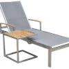 OUTFLEXX Sonnenliegen-Set, Silber, Edelstahl/FSC-Teak, 195,5x74x35cm, Mit Armlehnen, Inkl. Beistelltisch 45x45cm 2 OUTFLEXX Sonnenliegen-Set, Silber, Edelstahl/FSC-Teak, 195,5x74x35cm, Mit Armlehnen, Inkl. Beistelltisch 45x45cm -Grüne Freude 1 16546.jpg