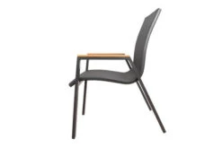 OUTFLEXX Stapelstuhl, Anthrazit Matt, Aluminium/Holzimitat, 70x56x89cm 11 OUTFLEXX Stapelstuhl, Anthrazit Matt, Aluminium/Holzimitat, 70x56x89cm -Grüne Freude 21297 3.jpg