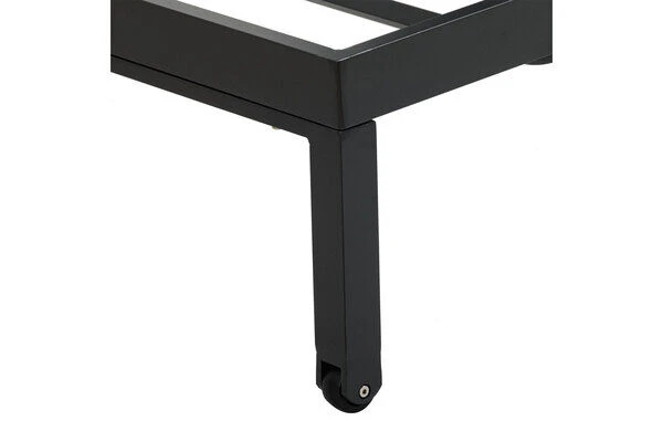 OUTFLEXX Rollliege, Anthrazit Matt, Aluminium, 193x60x32,5cm, Rückenlehne Verstellbar 5 OUTFLEXX Rollliege, Anthrazit Matt, Aluminium, 193x60x32,5cm, Rückenlehne Verstellbar - Image 3