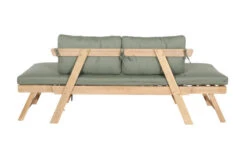 OUTFLEXX Lounge/Liege, FSC Akazie, Teakoptik, 192x70x60cm, Inkl. Polster, Grün 16 OUTFLEXX Lounge/Liege, FSC Akazie, Teakoptik, 192x70x60cm, Inkl. Polster, Grün -Grüne Freude 22356 11.jpg