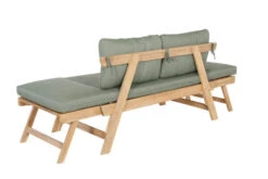 OUTFLEXX Lounge/Liege, FSC Akazie, Teakoptik, 192x70x60cm, Inkl. Polster, Grün 15 OUTFLEXX Lounge/Liege, FSC Akazie, Teakoptik, 192x70x60cm, Inkl. Polster, Grün -Grüne Freude 22356 9.jpg