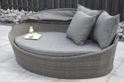 OUTFLEXX Sonneninsel, Grau, Polyrattan/Olefin, 187x146x75/131, Verstellbares Dach 17 OUTFLEXX Sonneninsel, Grau, Polyrattan/Olefin, 187x146x75/131, Verstellbares Dach -Grüne Freude 23404 6.jpg