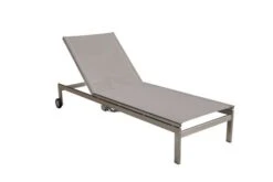 OUTFLEXX 2er-Set Rollliege, Taupe, Edelstahl/Teak, 212x71x36cm, Mit Beistelltisch 45x45cm -Grüne Freude 4 14171.jpg