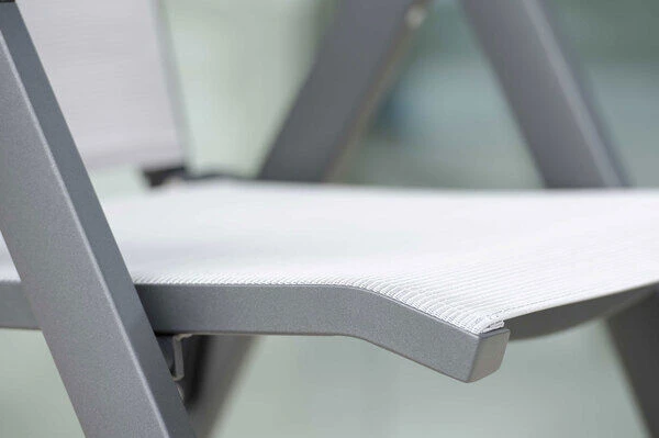 STERN New Top Klappsessel, Anthrazit/silber, Aluminium/Textil, 75x60x113 Cm, Rückenlehne Verstellbar, Klappbar 6 STERN New Top Klappsessel, Anthrazit/silber, Aluminium/Textil, 75x60x113 Cm, Rückenlehne Verstellbar, Klappbar - Image 4