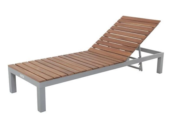 VILLANA Gartenliege, Alu / FSC-Akazienholz, 200 X 70 X 33 Cm, 4-Stufen Verstellbar 9 VILLANA Gartenliege, Alu / FSC-Akazienholz, 200 X 70 X 33 Cm, 4-Stufen Verstellbar - Image 8