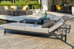 HARTMAN Adam Gartenliege, Flanelle, Alu/Sunbrella, 195x70x30cm, Rückenlehne Verstellbar, Inkl. Kopfkissen -Grüne Freude 4 18732.jpg