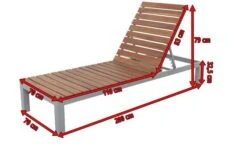 VILLANA Gartenliege, Alu / FSC-Akazienholz, 200 X 70 X 33 Cm, 4-Stufen Verstellbar 23 VILLANA Gartenliege, Alu / FSC-Akazienholz, 200 X 70 X 33 Cm, 4-Stufen Verstellbar -Grüne Freude 5 16457.jpg