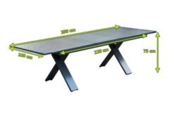 HARTMAN Exklusivmodell Xanadu Ausziehtisch, Xerix, Alu / Glaskeramik, 220/280 X 100 Cm, X-Gestell 14 HARTMAN Exklusivmodell Xanadu Ausziehtisch, Xerix, Alu / Glaskeramik, 220/280 X 100 Cm, X-Gestell -Grüne Freude 5 20403.jpg