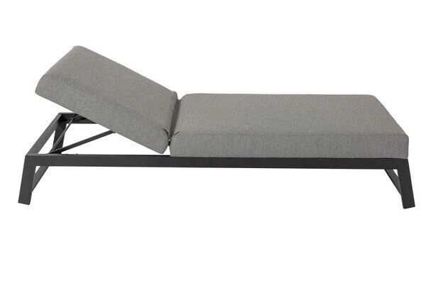 OUTFLEXX Allure Sonnenliege, Flanelle, Alu/Sunbrella, 211 X 74 X 44,5 Cm, Verstellbare Kopfstütze 8 OUTFLEXX Allure Sonnenliege, Flanelle, Alu/Sunbrella, 211 X 74 X 44,5 Cm, Verstellbare Kopfstütze - Image 6