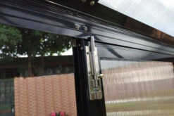 OUTFLEXX Gewächshaus, Schwarz, Alu/Polycarbonat, 295x295x270 Cm, Pulverbeschichtet 18 OUTFLEXX Gewächshaus, Schwarz, Alu/Polycarbonat, 295x295x270 Cm, Pulverbeschichtet -Grüne Freude 7 20086.jpg