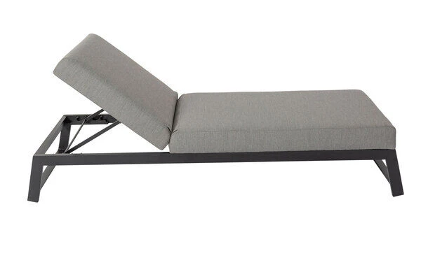 OUTFLEXX Allure Sonnenliege, Flanelle, Alu/Sunbrella, 211 X 74 X 44,5 Cm, Verstellbare Kopfstütze 9 OUTFLEXX Allure Sonnenliege, Flanelle, Alu/Sunbrella, 211 X 74 X 44,5 Cm, Verstellbare Kopfstütze - Image 7