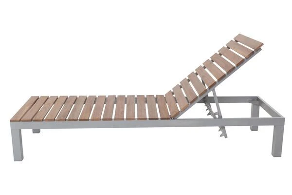 VILLANA Gartenliege, Alu / FSC-Akazienholz, 200 X 70 X 33 Cm, 4-Stufen Verstellbar 13 VILLANA Gartenliege, Alu / FSC-Akazienholz, 200 X 70 X 33 Cm, 4-Stufen Verstellbar - Image 12